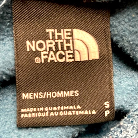 The North Face men’s size Small/teal blue/hoodie/sweatshirt/pullover - Picture 3 of 5